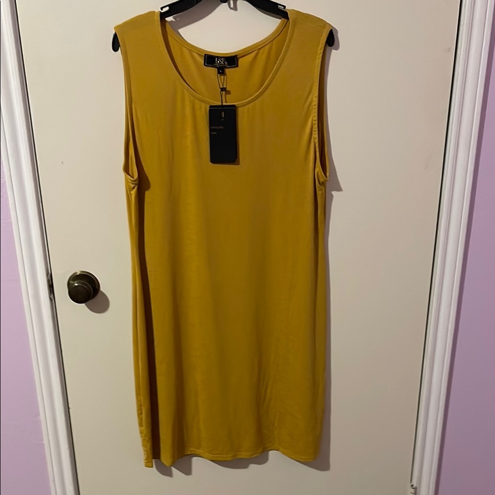 F&F Gold Sleeveless Tank Top